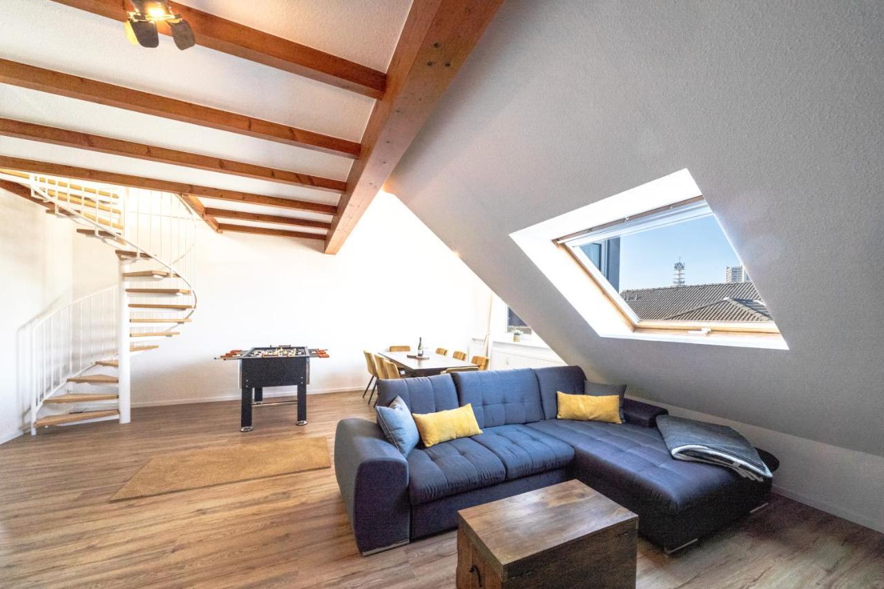 Stylisches Penthouse Zentral Tischfussball 100M2 Wii Hanovra Exterior foto
